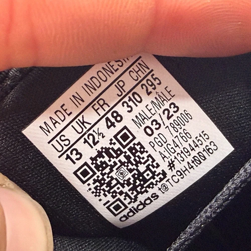 Size‎ 13 Adidas X_Plrphase Triple Black Mens Comfort Running Shoes IG4766